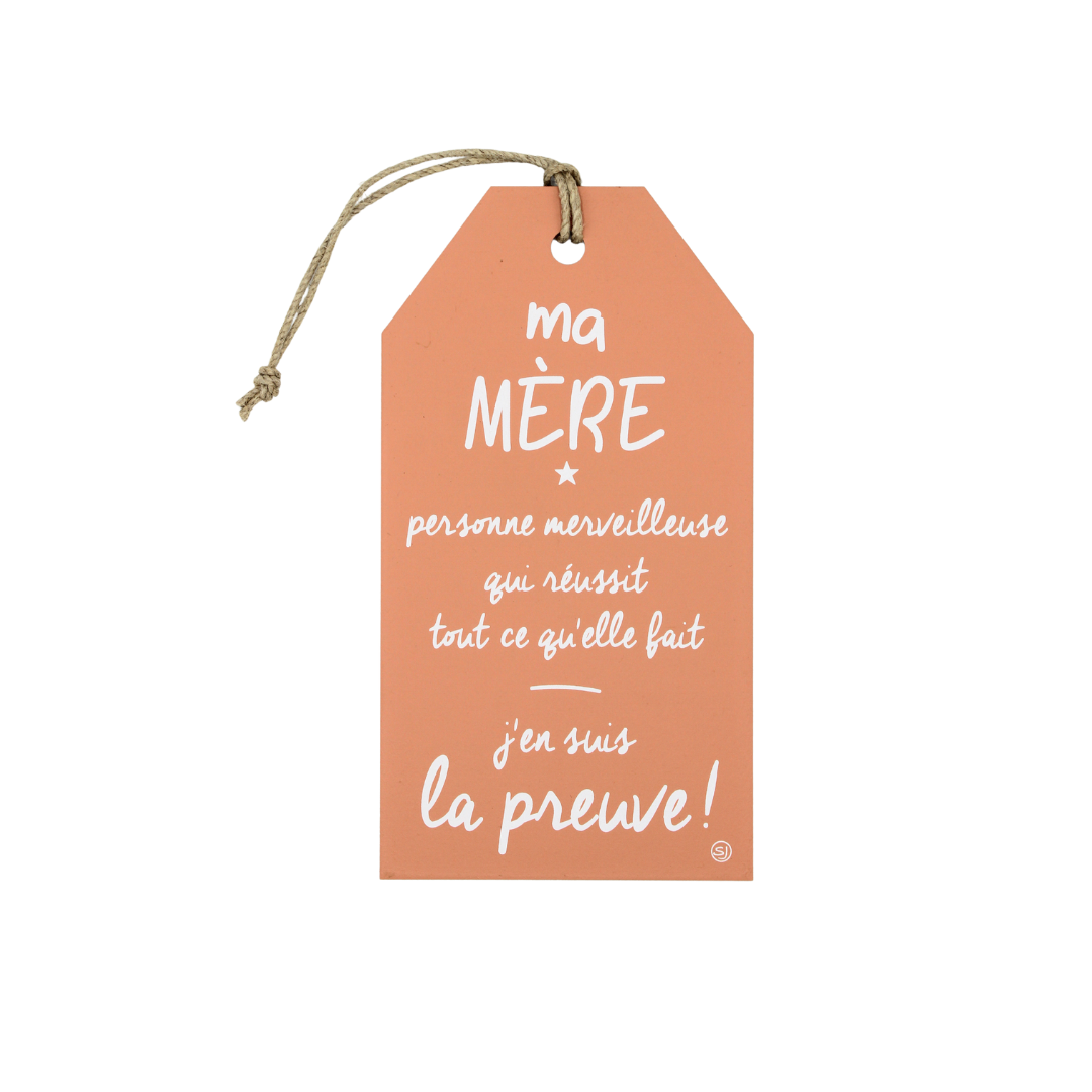 Plaque décorative « Ma mère »