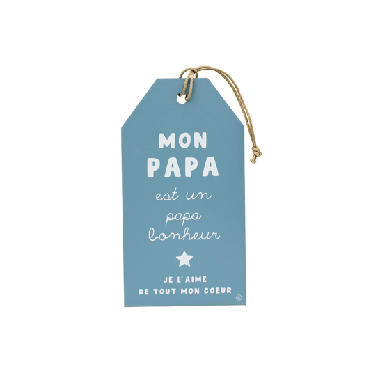 Plaque décorative "Papa bonheur"