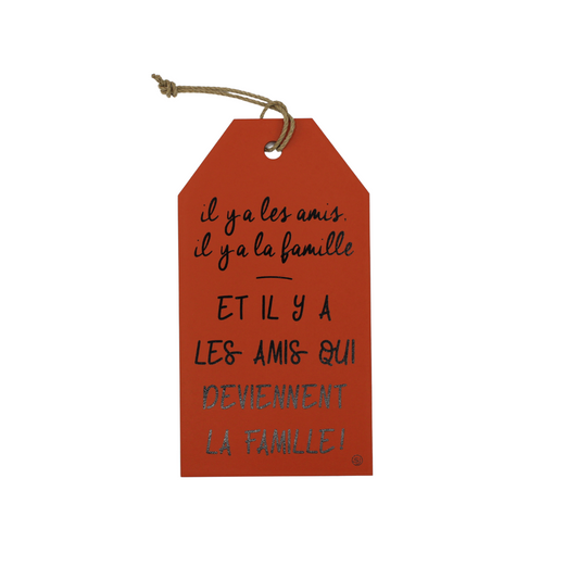Plaque décorative "Les amis"