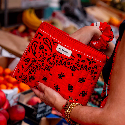 Trousse motif bandana