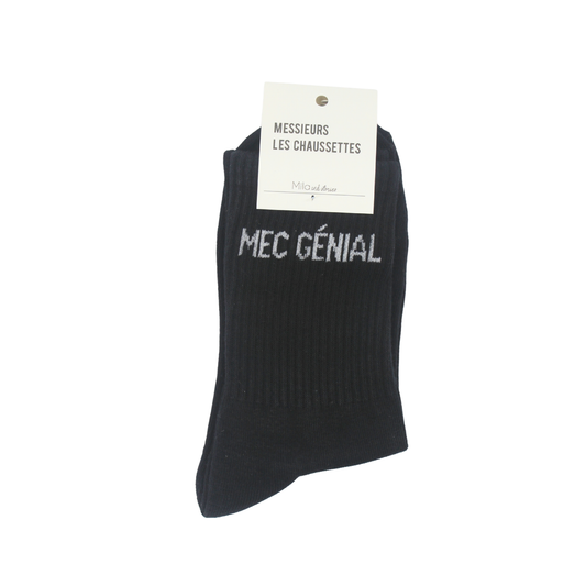 Chaussettes homme "Mec Génial"