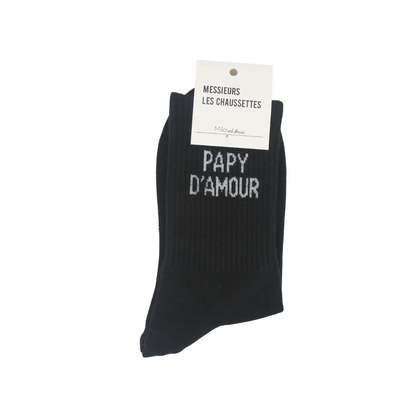 Chaussettes homme "Papy d'amour"