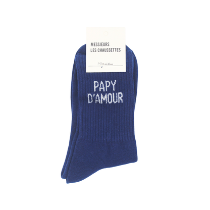 Chaussettes homme "Papy d'amour"