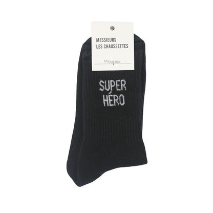 Chaussettes homme "Super Héro"