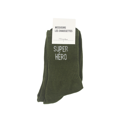 Chaussettes homme "Super Héro"