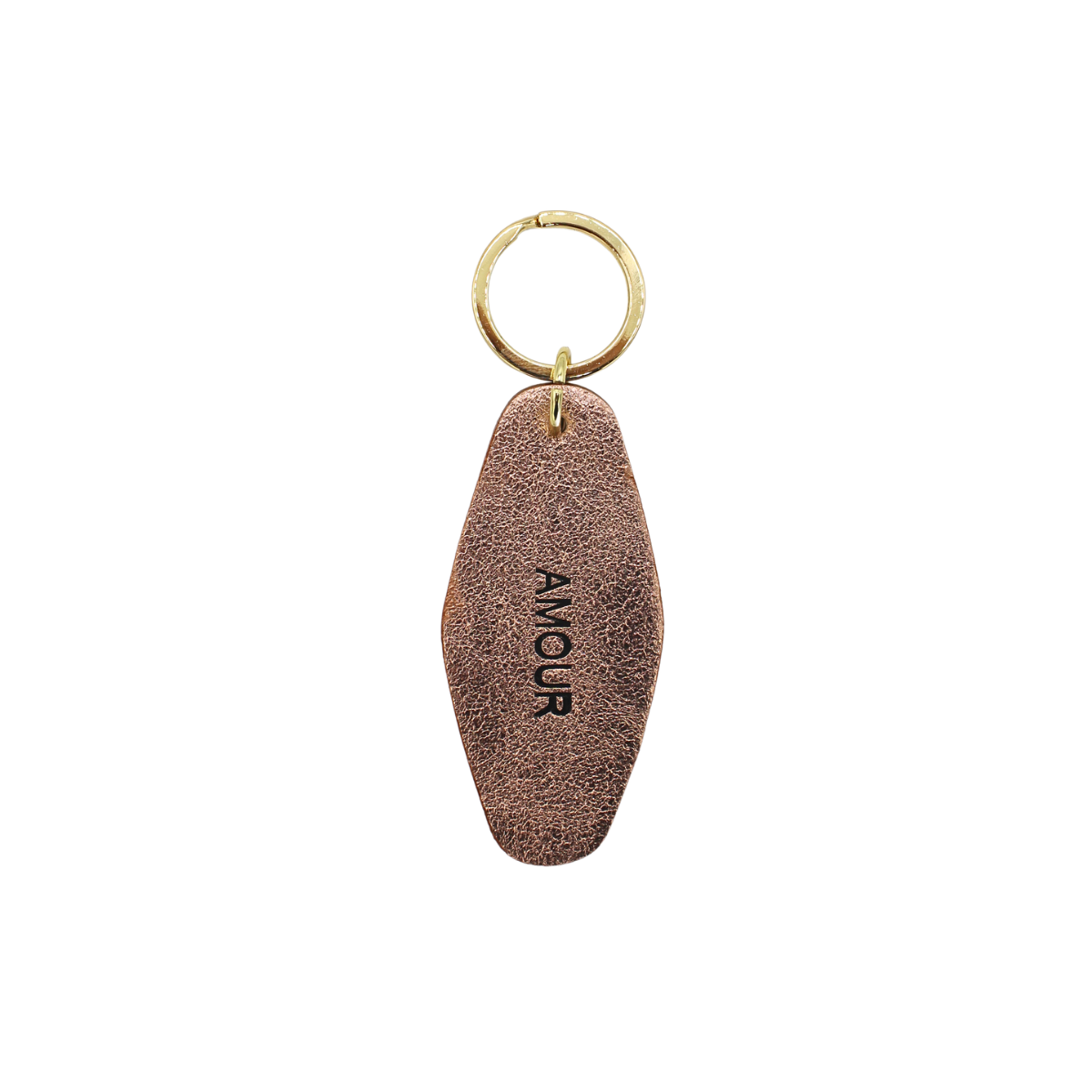 Porte-clés en cuir "Amour"