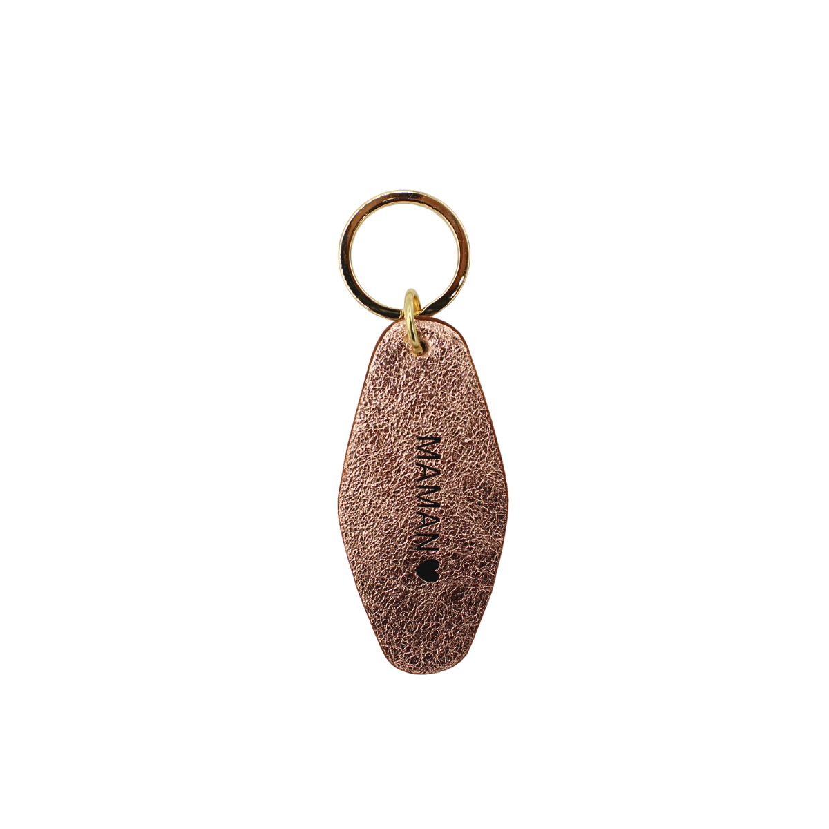 Porte-clés en cuir "Maman"