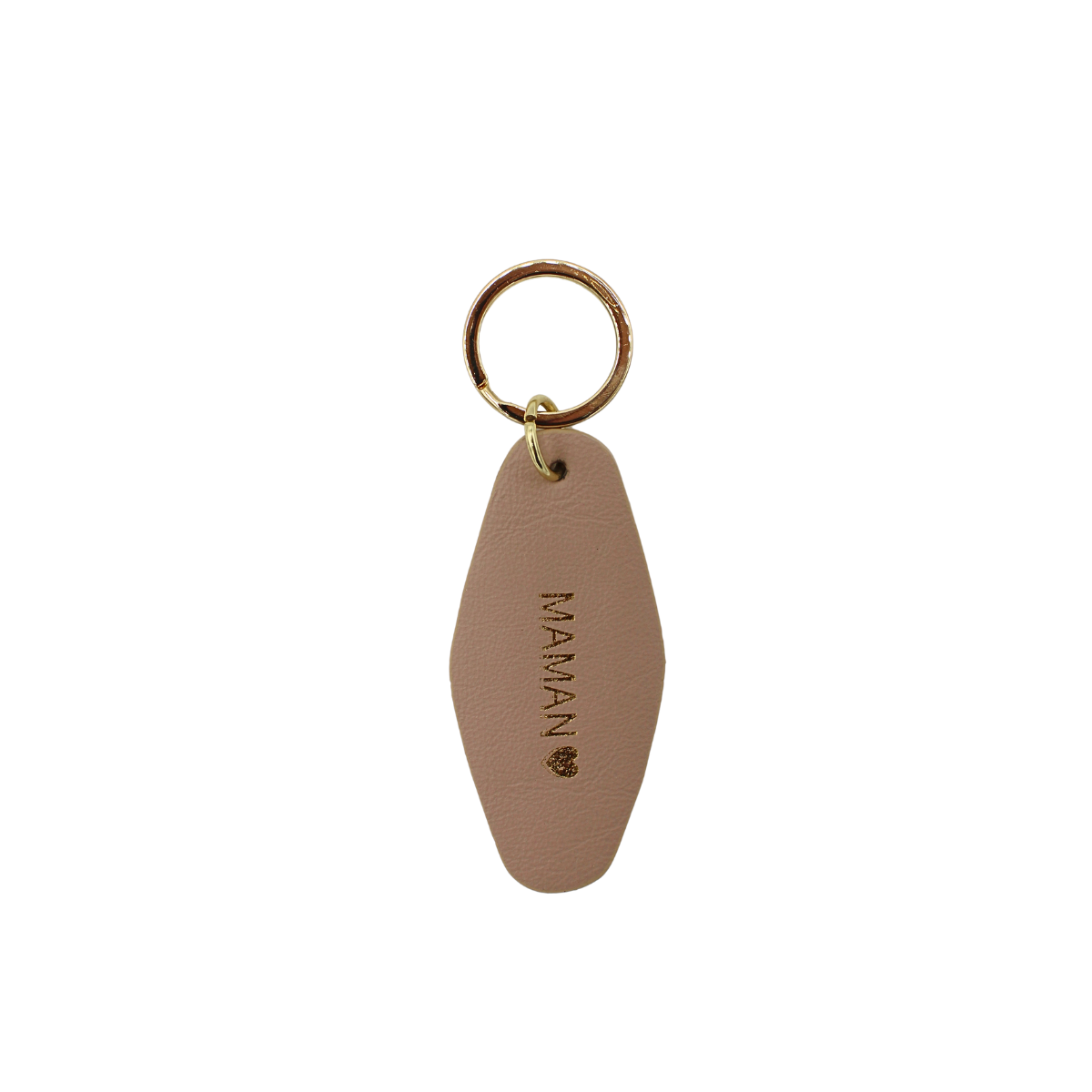 Porte-clés en cuir "Maman"