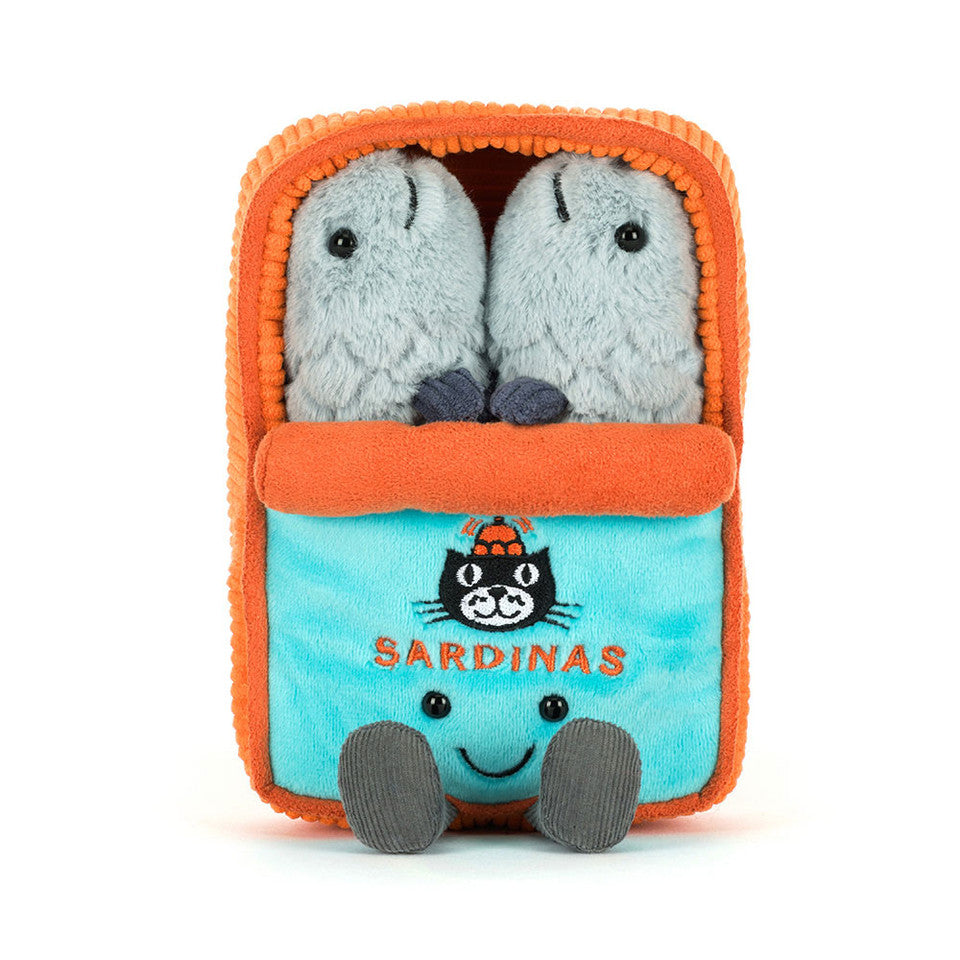 Peluche boîte de sardines