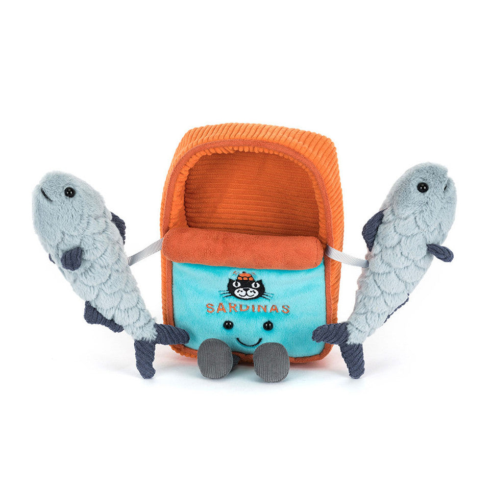 Peluche boîte de sardines