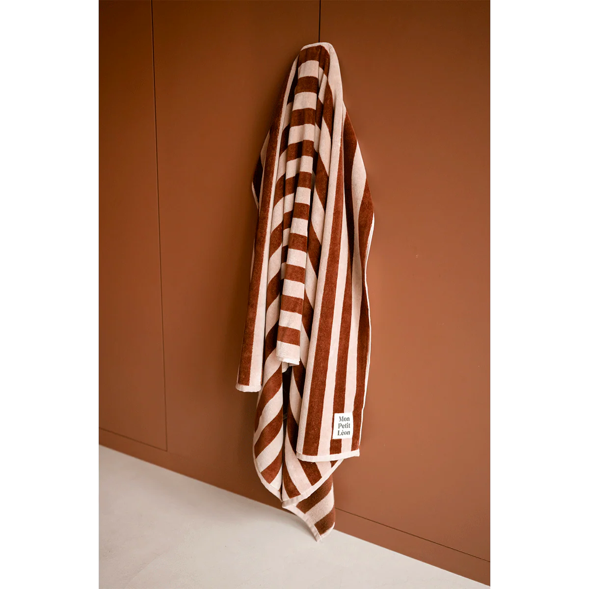 Serviette de bain à rayures
