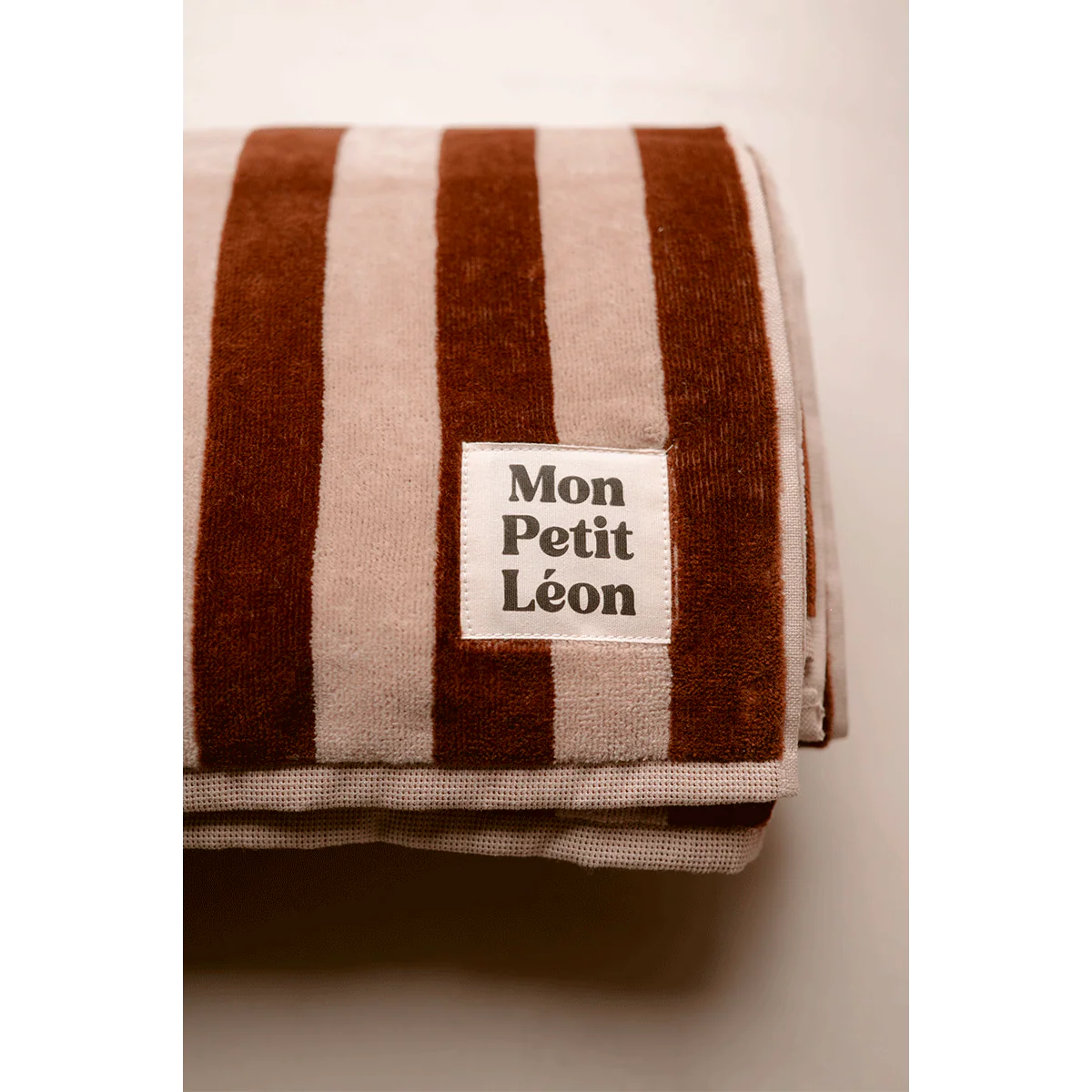 Serviette de bain à rayures