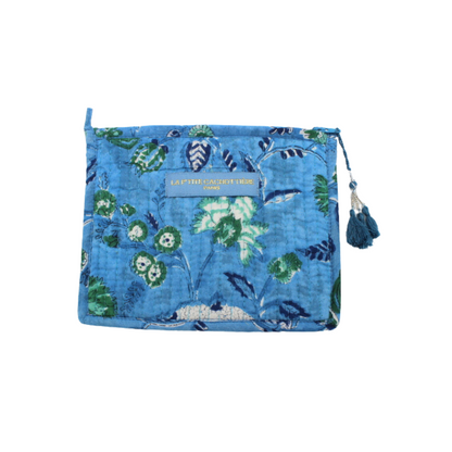 Trousse India bleue