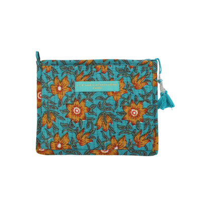 Trousse India turquoise