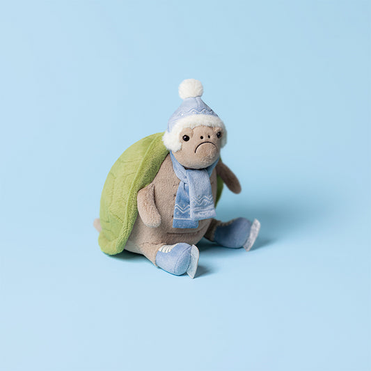 Peluche Tortue Timmy en patins à glace