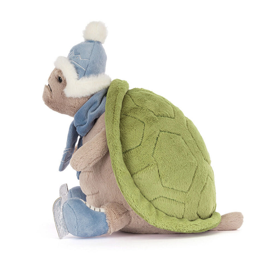 Peluche Tortue Timmy en patins à glace