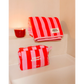 Trousse de toilette rayée "Amour toujours"