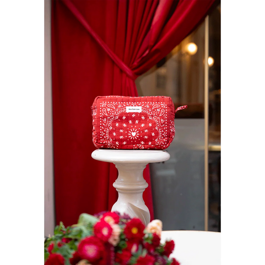Trousse matelassée bandana