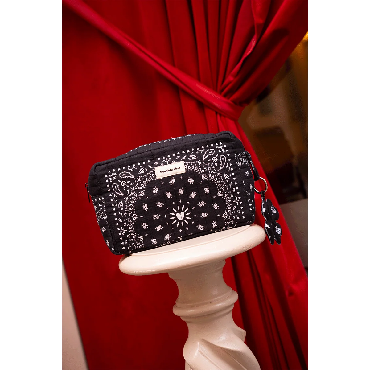 Trousse matelassée bandana