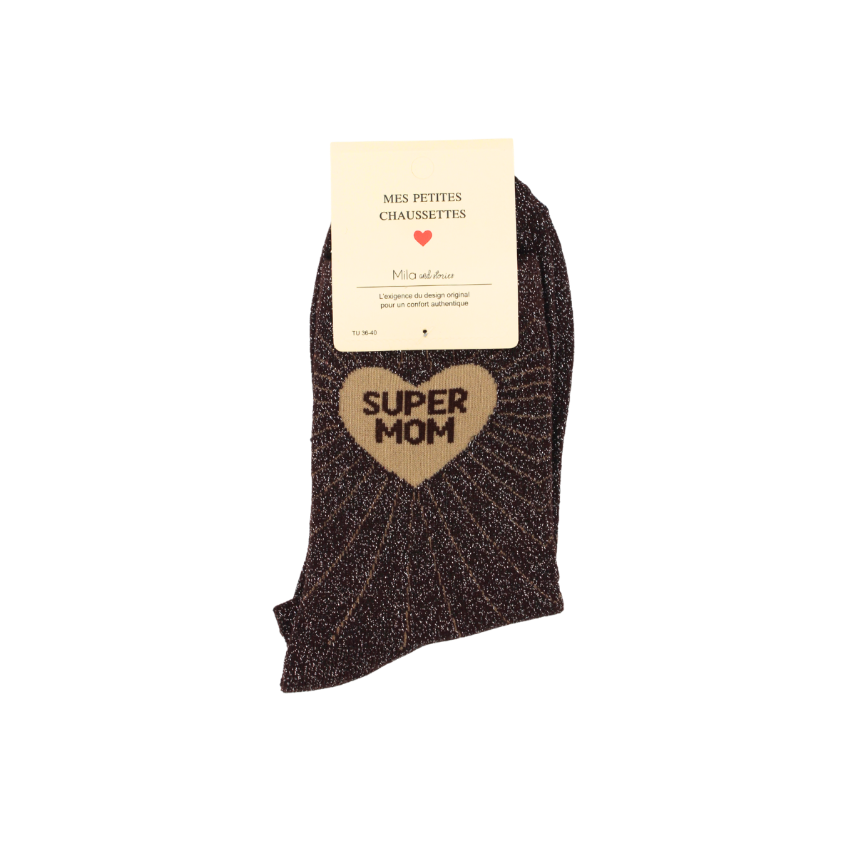 Chaussettes "Super mom"