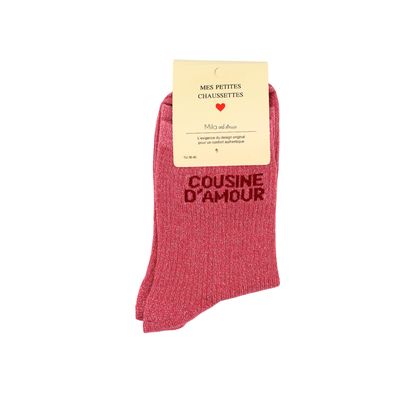Chaussettes "Cousine d'amour"