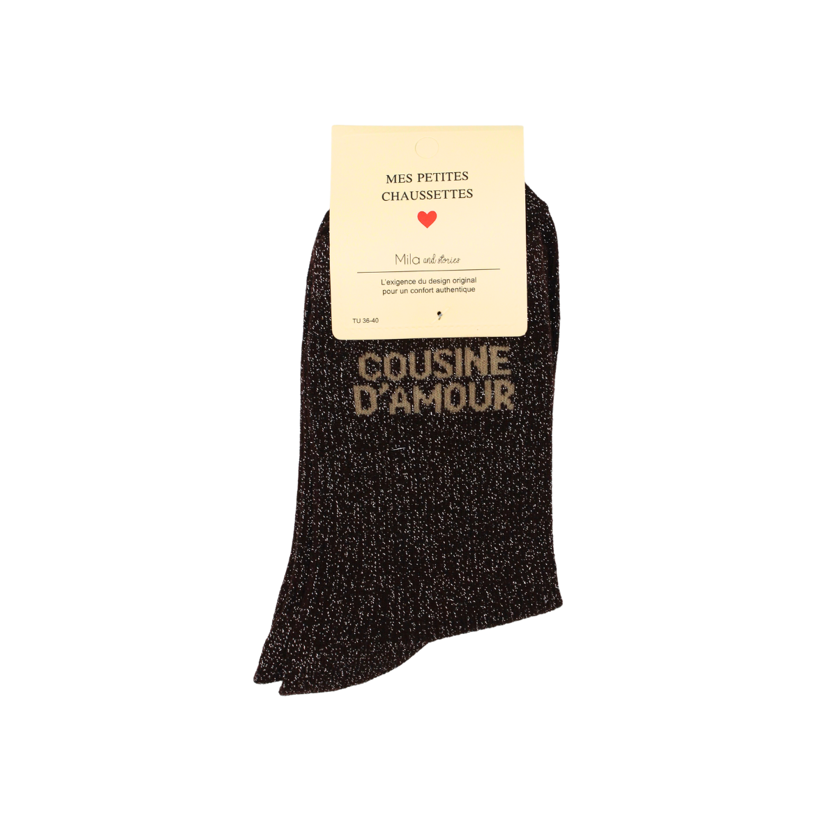 Chaussettes "Cousine d'amour"