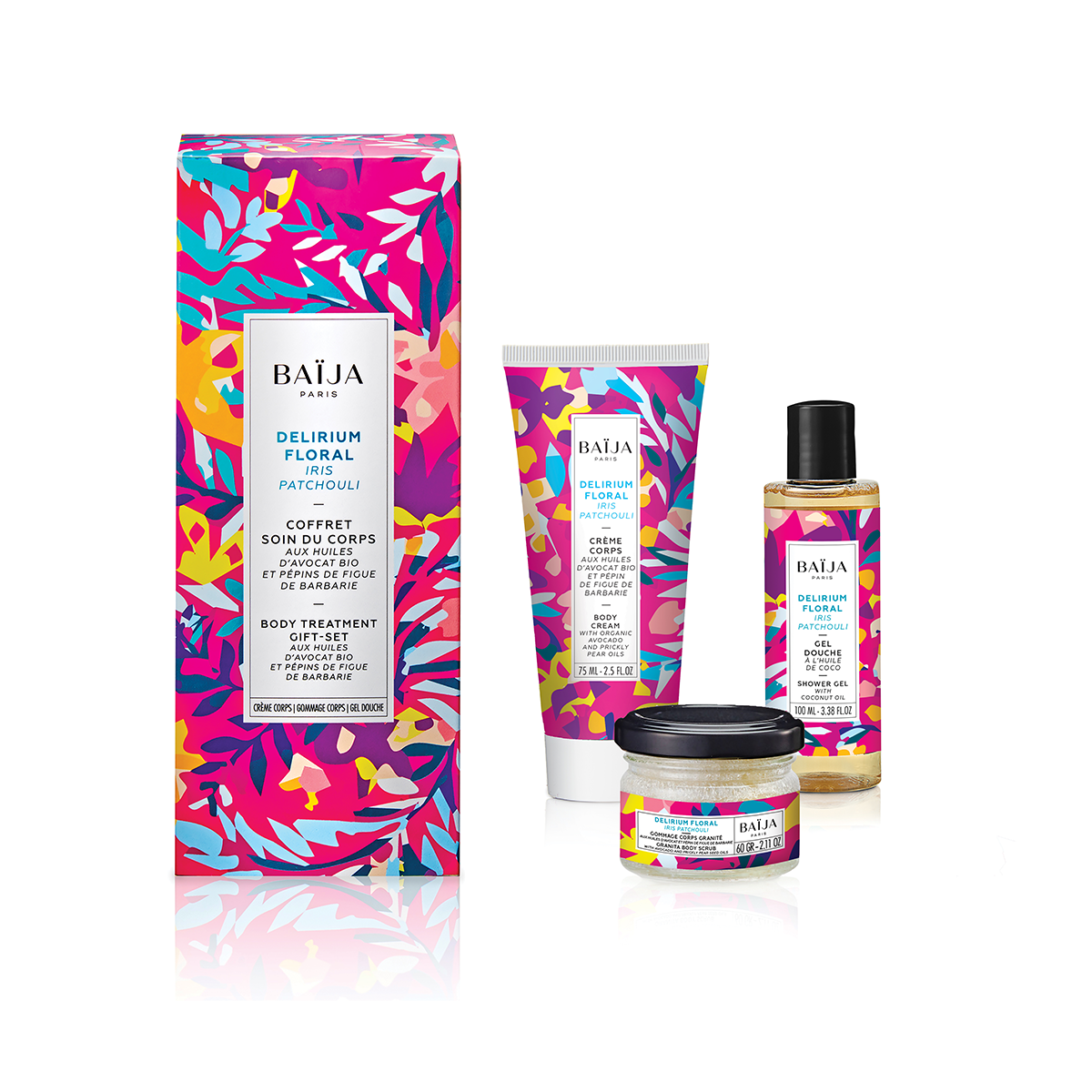 Coffret soin corps Delirium Floral