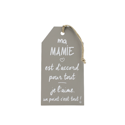 Plaque décorative « Ma mamie »