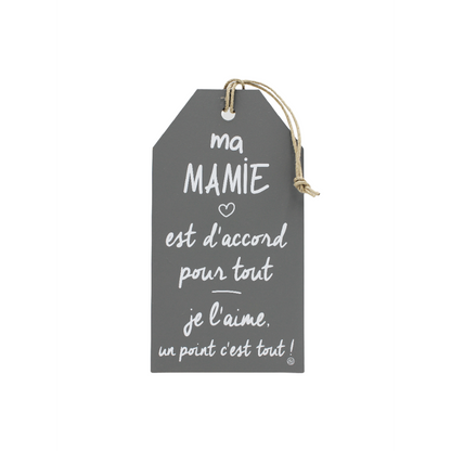 Plaque décorative « Ma mamie »