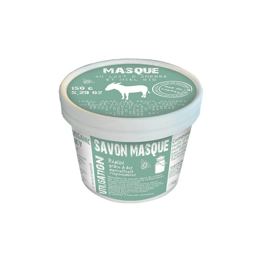 Masque au Lait d'Ânesse et Miel BIO