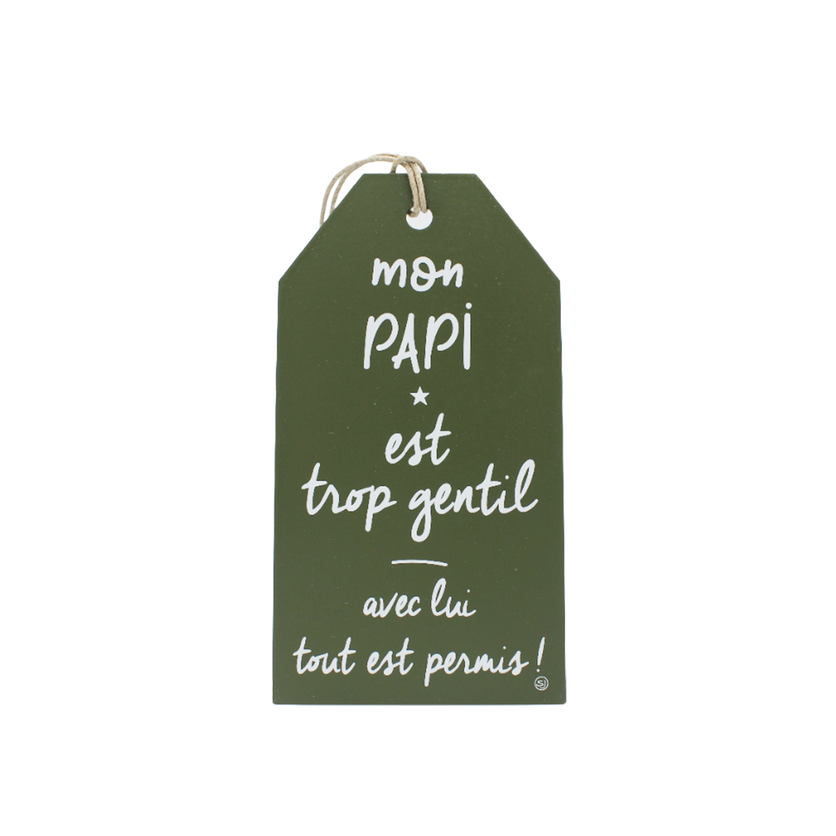 Plaque décorative « Mon papi »