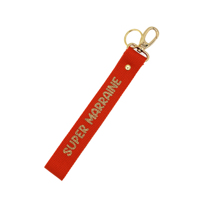 Porte-clés Super Marraine